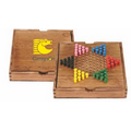 Chinese Checker Set w/ Wood Case